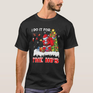 Den vackra jultomten gör det för Helgdag T Shirt