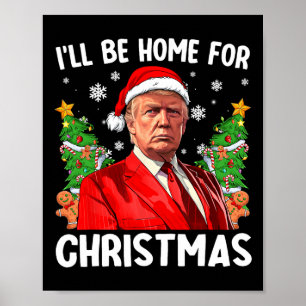 Den vackra jultomten jag kommer hem till C Poster