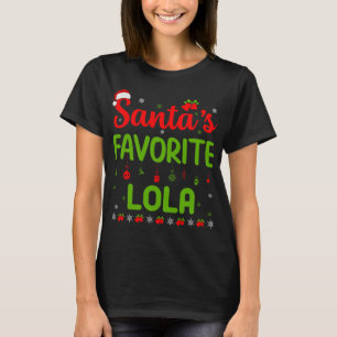 Den vackra jultomtens favoriter Lola Cute Merry X T Shirt