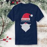 Den vackra jultomtens favoritpolis t shirt<br><div class="desc">Berätta för alla vem jultomtens favorit är. Skeppet har en Jultomten Hat, mustasch, skägg och text som lyder "Santa's Favorite" Polischef - eller så kan du fylla i blanket. . . . Nurse, farbror, Pappa, Moster, Mamma, Ingenjör, Hund älskare, etc. Anpassa texten med valfri "favorit". Gör en roligt till en...</div>