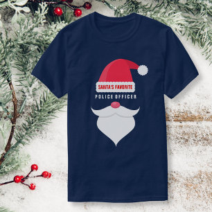 Den vackra jultomtens favoritpolis t shirt