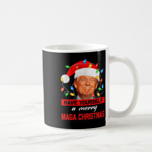 Den vackra jultomtrumpen har dig själv en God jul Kaffemugg