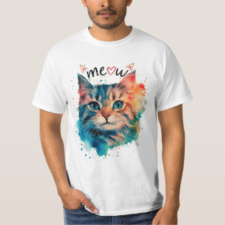 Den vackra katten 🐱 meow t shirt