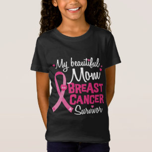 Den vackra Mamma Bröstcancer överlevande-dotters T Shirt