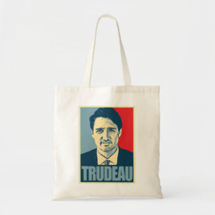 Den vackra modellen Justin Politikar Trudeau Gifts Tygkasse
