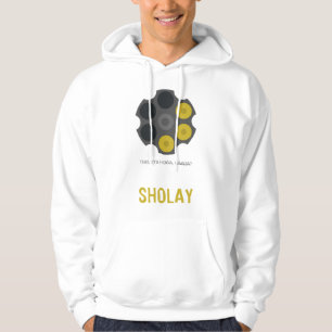 Den vackra modellen Sholay Bollywood Movie Dialog Hoodie