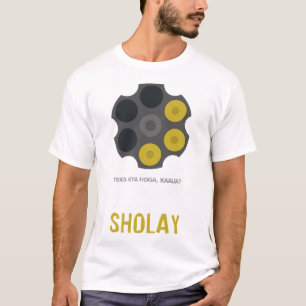 Den vackra modellen Sholay Bollywood Movie Dialog T Shirt