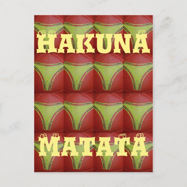 Den vackra mönster-designen av gyllene gulter vykort (Framsida)