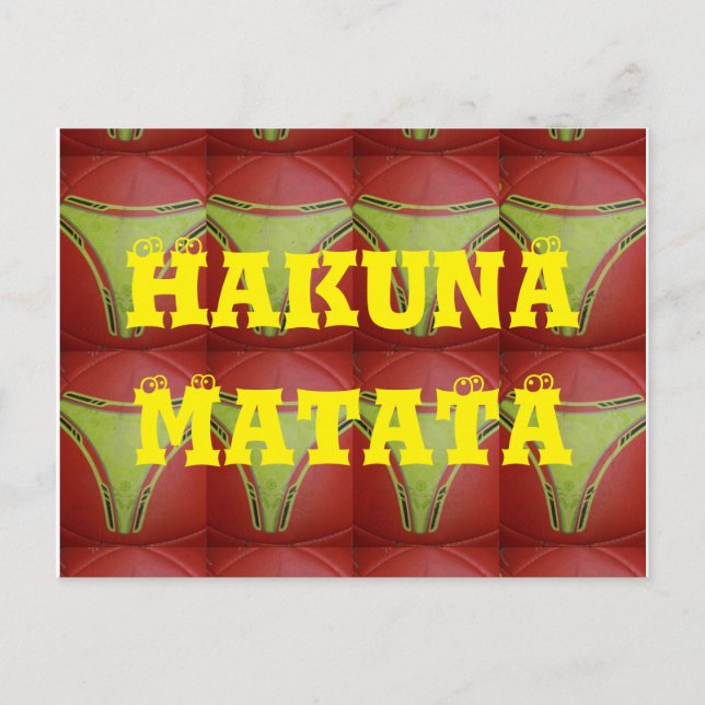 Den vackra mönster-designen av gyllene gulter vykort (Framsida)