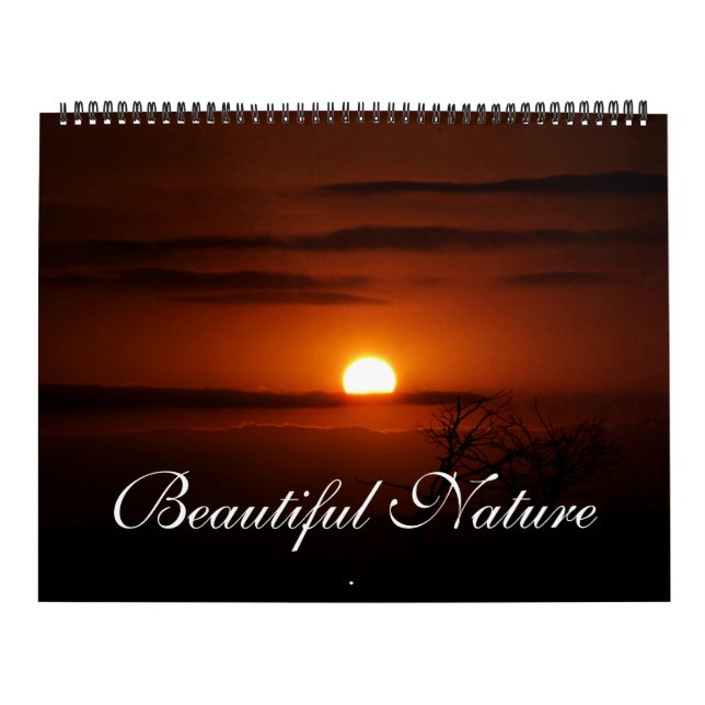 Den vackra naturens Canvas Calendar Kalender (Omslag)