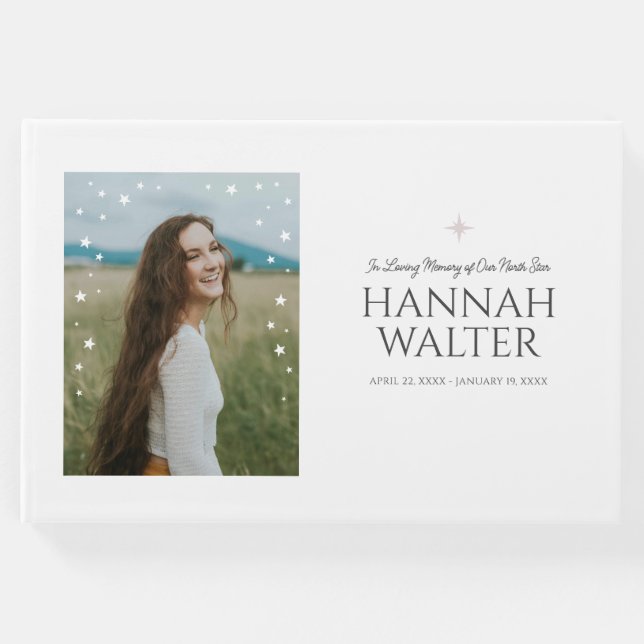 Den vackra North Star Firande of Life Gästböcker (Framsida)