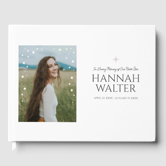 Den vackra North Star Firande of Life Gästböcker (Framsida)