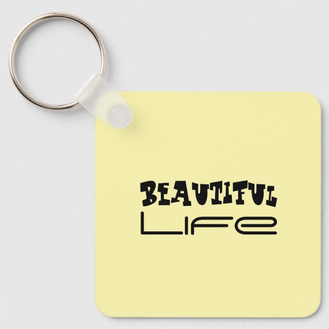 Den vackra nyckelkedjan Life Nyckelring (Framsida)