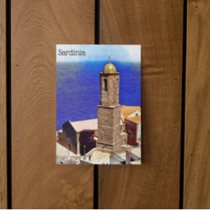 Den vackra ön Sardinien i Italien Vykort