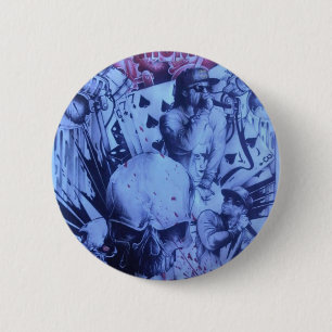 Den vackra onlinen Skeezers konstnärliga mönster Knapp