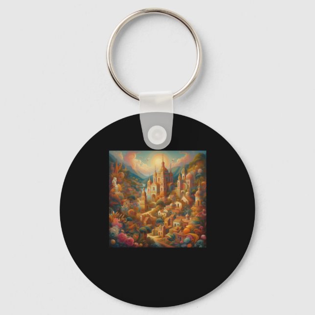 Den vackra palatset i Dream Sticker Nyckelring (Framsida)