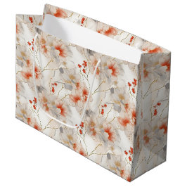 Den vackra Peach Red White-Blommigten
