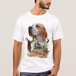 Den vackra pekaren i fält t shirt