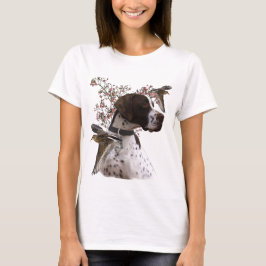 Den vackra pekaren i fält t shirt