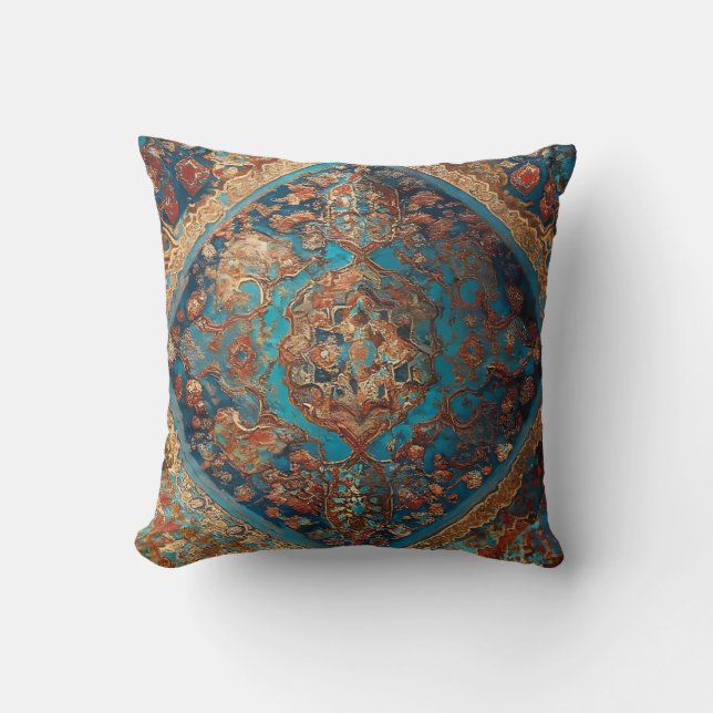 Den vackra Persian Old Mönster Trendig Collection Kudde (Framsida)