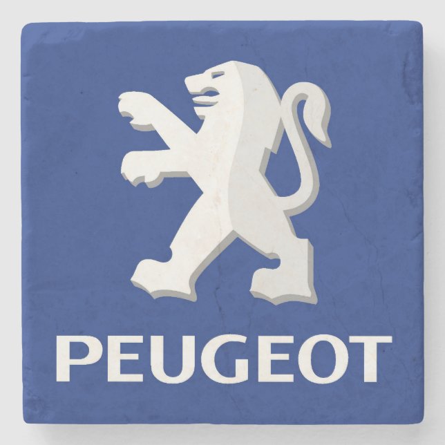 Den vackra Peugeot Logotyp Stone Underlägg (Framsidan)