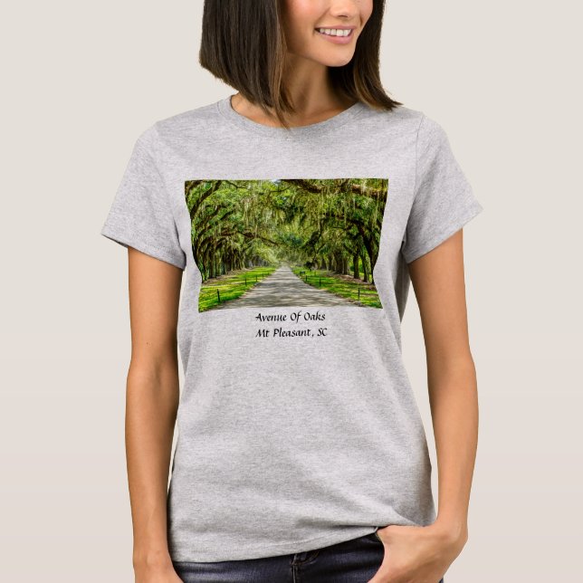 Den vackra platsen med Oaks T-shirt (Framsida)