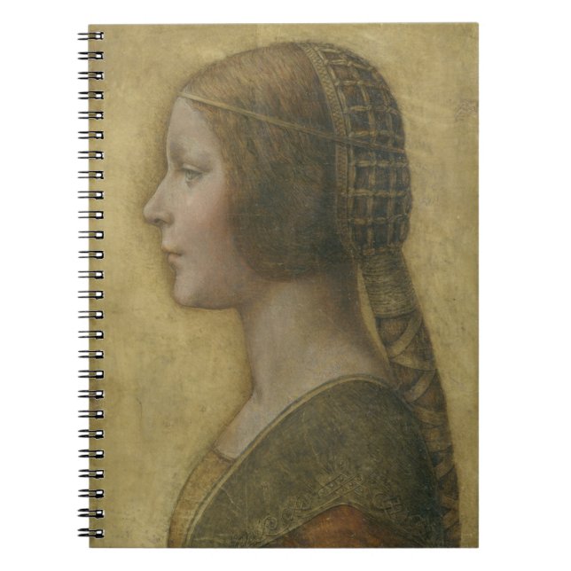 Den vackra prinsessan (av Leonardo da Vinci) Anteckningsbok (Framsidan)