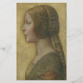 Den vackra prinsessan (av Leonardo da Vinci) Brevpapper
