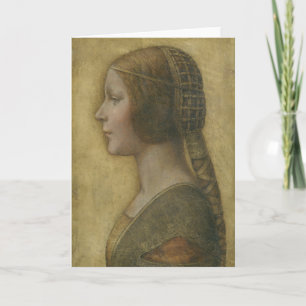 Den vackra prinsessan (av Leonardo da Vinci) Kort