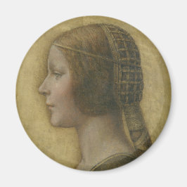 Den vackra prinsessan (av Leonardo da Vinci) Magnet