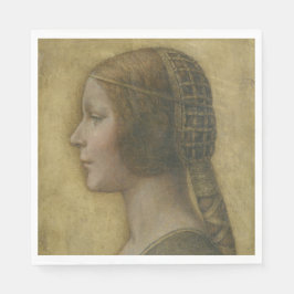 Den vackra prinsessan (av Leonardo da Vinci) Pappersservett
