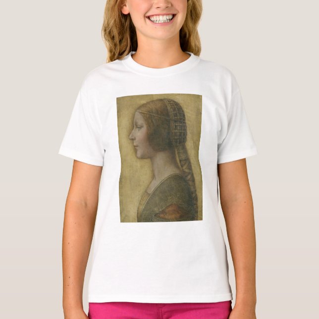 Den vackra prinsessan (av Leonardo da Vinci) T Shirt (Framsida)