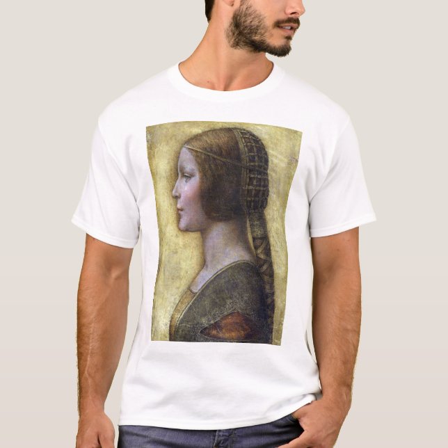 Den vackra prinsessan Leonardo da Vinci T Shirt (Framsida)