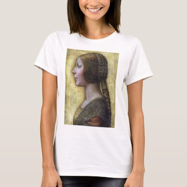 Den vackra prinsessan Leonardo da Vinci T Shirt (Framsida)