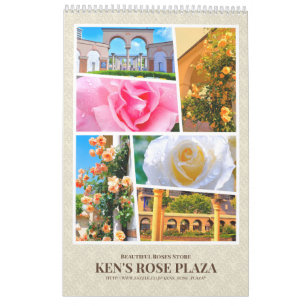 Den vackra Ro Garden Calendar カ レ ン ダ ー Kalender