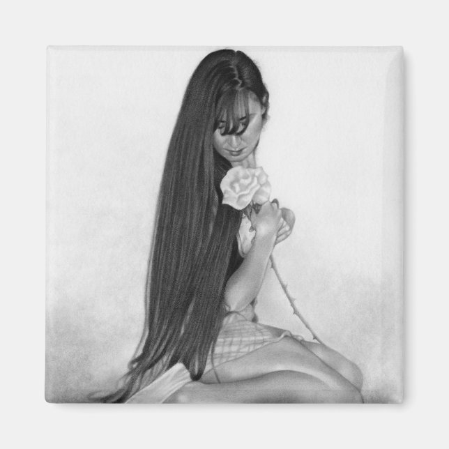 Den vackra Ro Magnet (Framsidan)