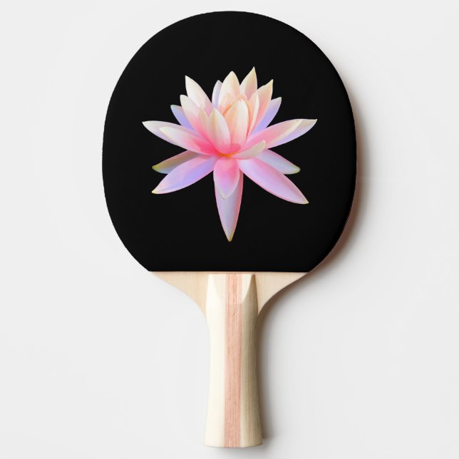 Den vackra Rosan Lily Lotus Art Coola Unik Pingisracket (Framsidan)