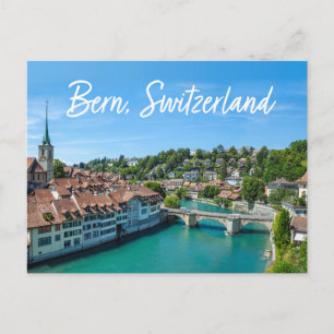 Den vackra staden Bern, Schweiz Vykort