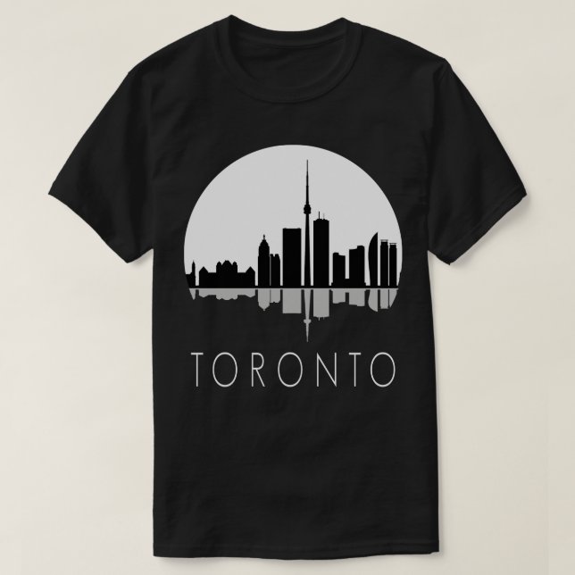 Den vackra staden Toronto Ontario Kanada T Shirt (Design framsida)