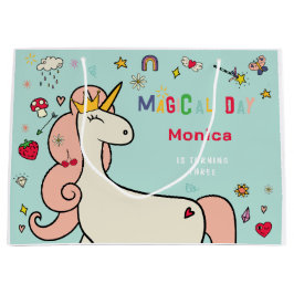 Den vackra tecknaden Unicorn barns födelsedag