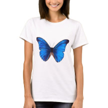 Den vackra vintagen av Blue Monrach-fjäril