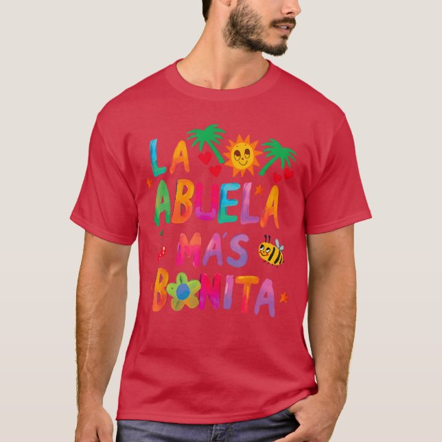 Den vackraste mormor t shirt (Framsida)