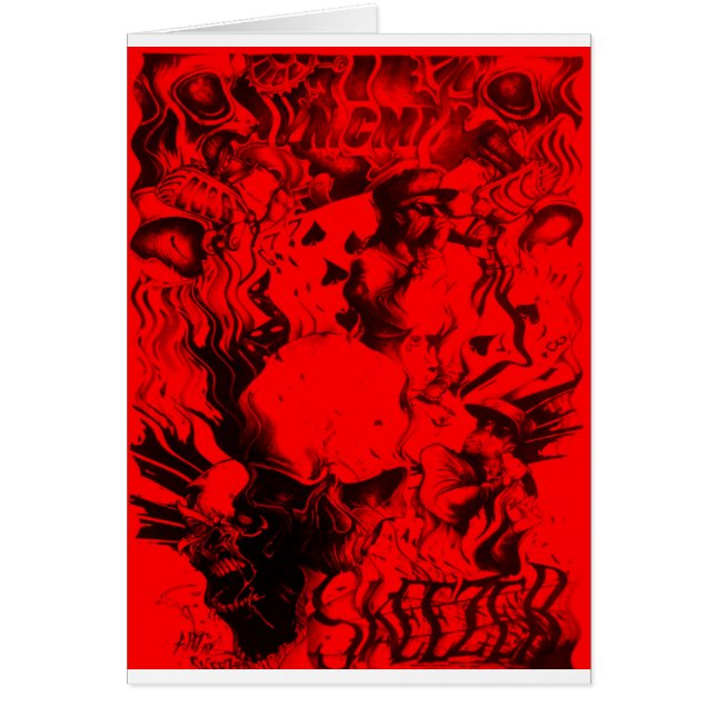 Den vackraste onlinen Skeezers a Hälsningskort (Framsidan)