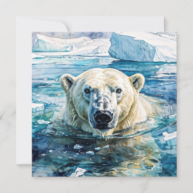 Den vaksamma isövervakaren inbjudningar (Framsida)