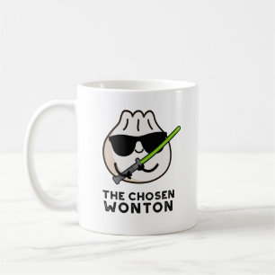 Den valda Wonton Funny Food Pun Kaffemugg