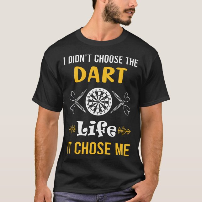 Den Valde Mig Dart T Shirt (Framsida)