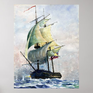 Den väldiga Ship-affischen Poster