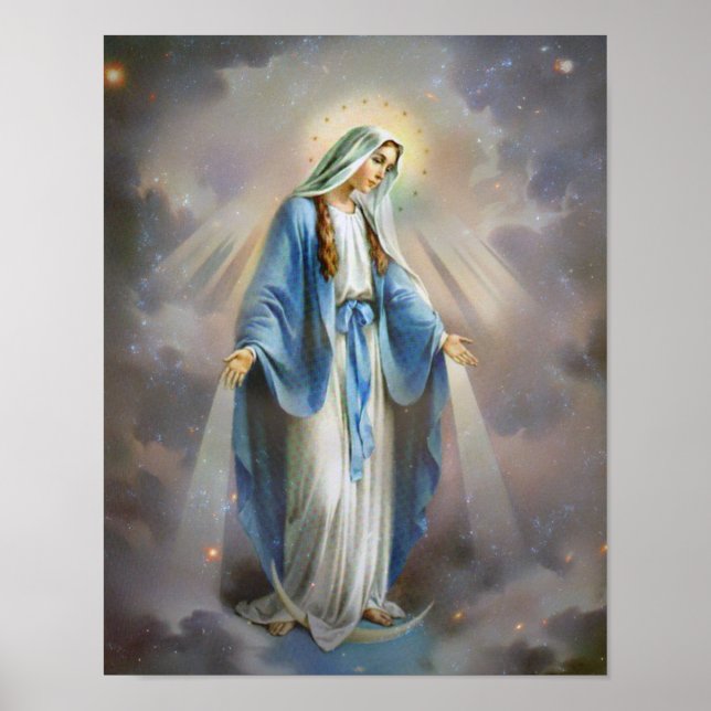 Den välsignade jungfrun Mary Poster (Framsidan)