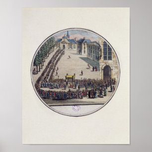 Den välsignade sacramenten som bärs poster