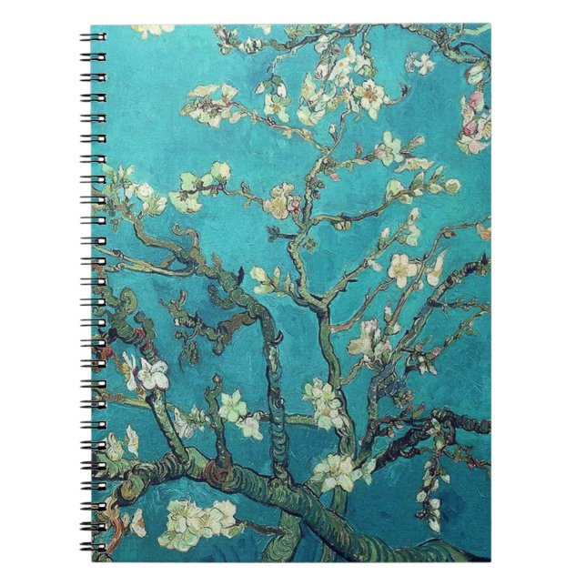 Den Van Gogh mandelen blomstrar anteckningsboken Anteckningsbok (Framsidan)